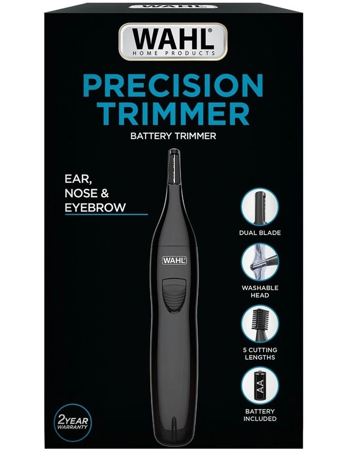 Precision Ear, Nose, Brow Battery Trimmer in Black image 3