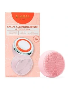 LED Facial Cleansing Brush pink LED-Facebrush