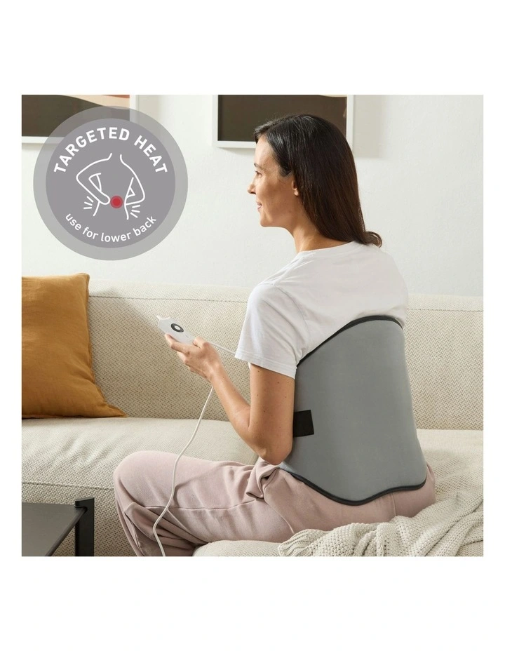 Heating Pad HPB5400 Lower Back in Grey image 3