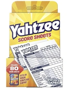 Yahtzee Score Cards
