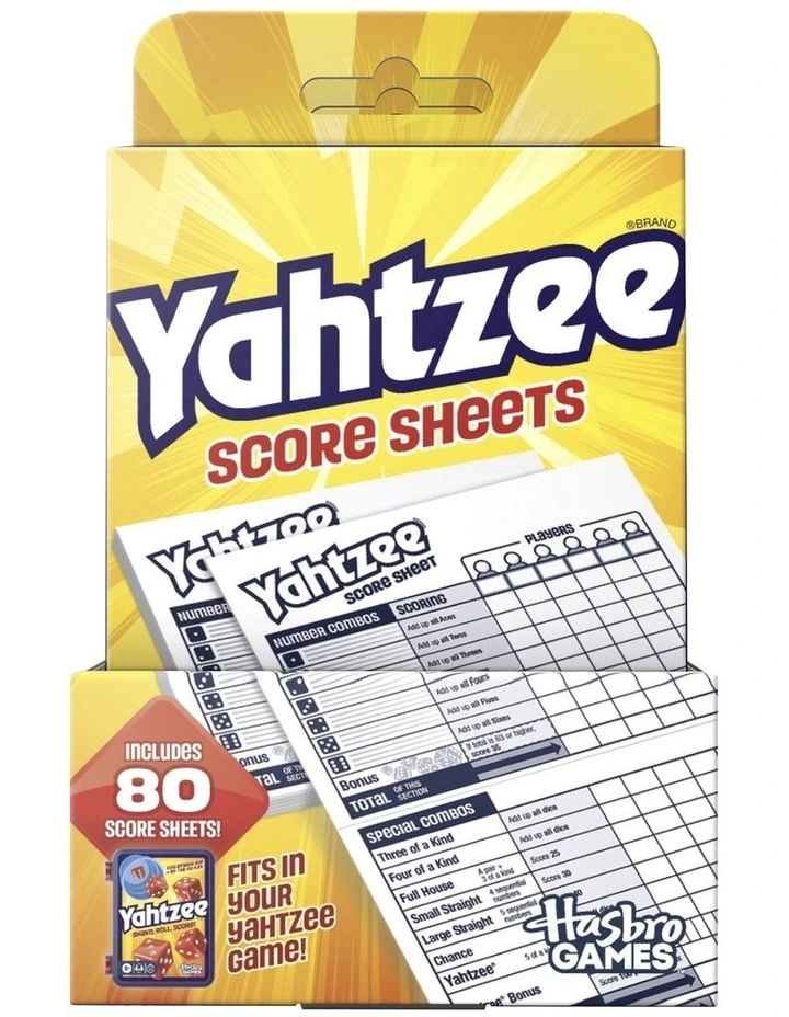 Yahtzee Score Cards image 1
