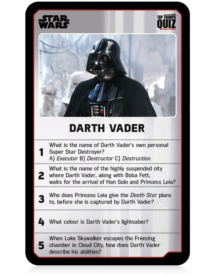 Star Wars Top Trumps Quiz image 5