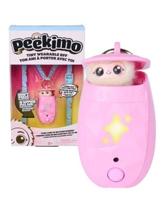 Peekimo, Interactive Pet and Wearable Accessory, Electronic Pets with over 100 Reactions