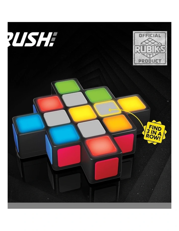 Rubiks Cube, Rubik's Rush Light-Up Electronic Game, 1-4 Players, Interactive Brain Teaser Speed Game for Solo or Multiplayer image 2