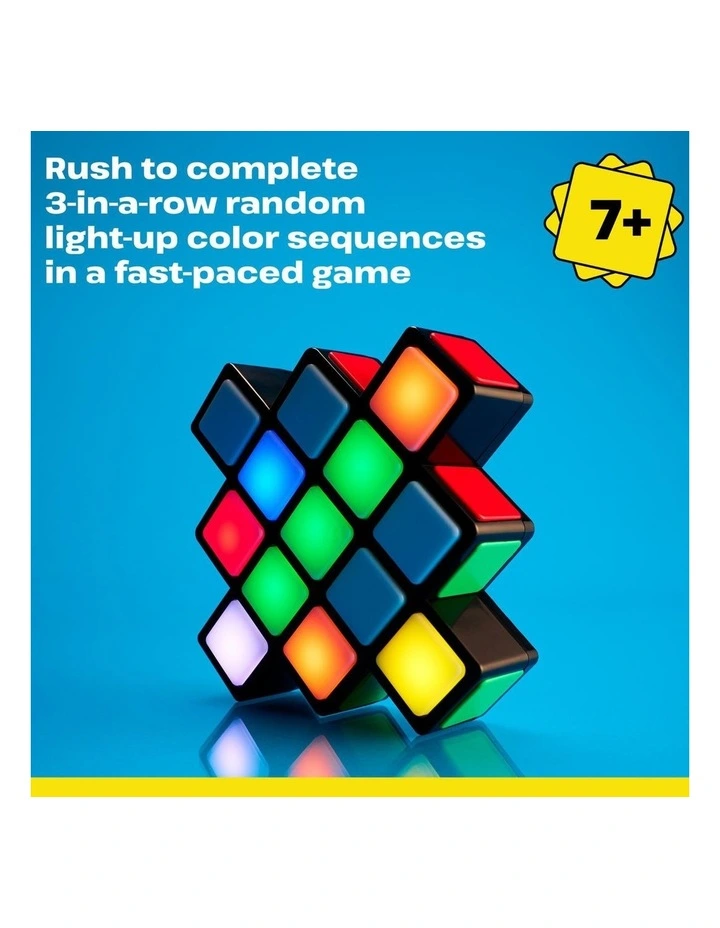 Rubiks Cube, Rubik's Rush Light-Up Electronic Game, 1-4 Players, Interactive Brain Teaser Speed Game for Solo or Multiplayer image 3