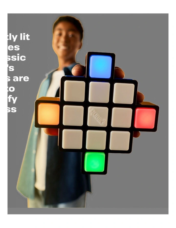 Rubiks Cube, Rubik's Rush Light-Up Electronic Game, 1-4 Players, Interactive Brain Teaser Speed Game for Solo or Multiplayer image 4