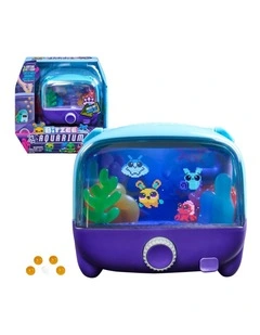 Bitzee, Aquarium Interactive Digital Pet with 30 Virtual Fish Inside, Features a Large Display and LED Lights, Respond to Touch