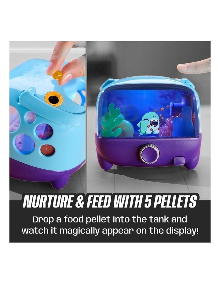 Bitzee, Aquarium Interactive Digital Pet with 30 Virtual Fish Inside, Features a Large Display and LED Lights, Respond to Touch image 2