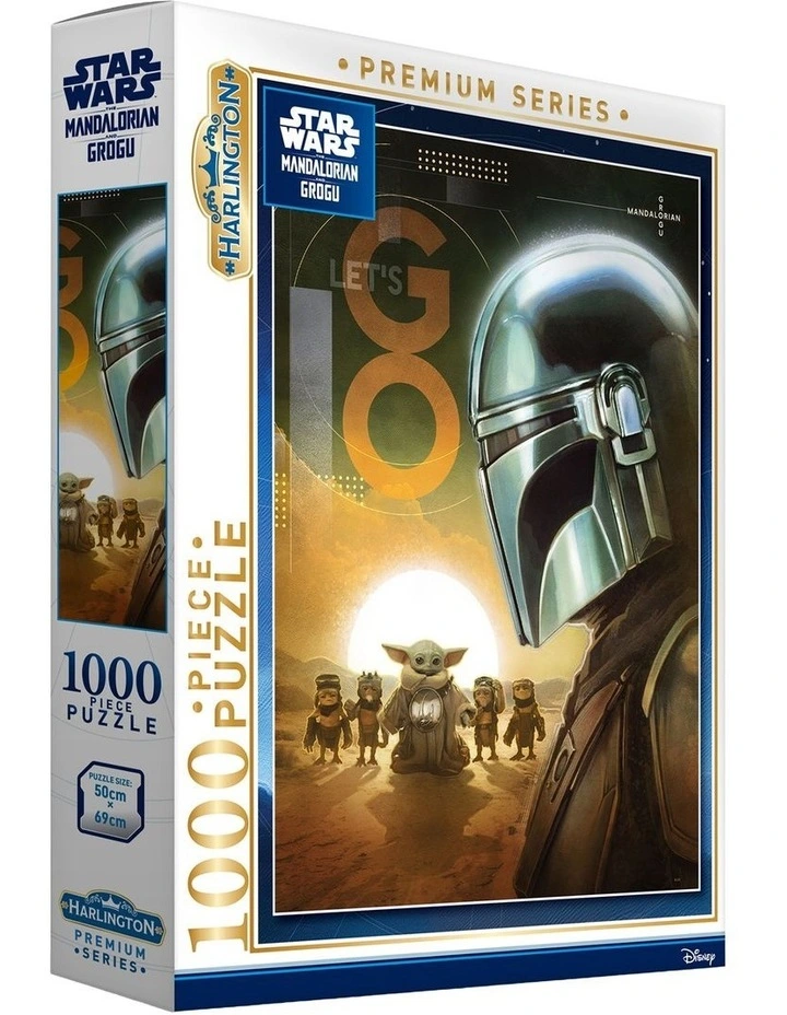 Puzzle-Mandalorian in Grogu of 1000 Piece image 1