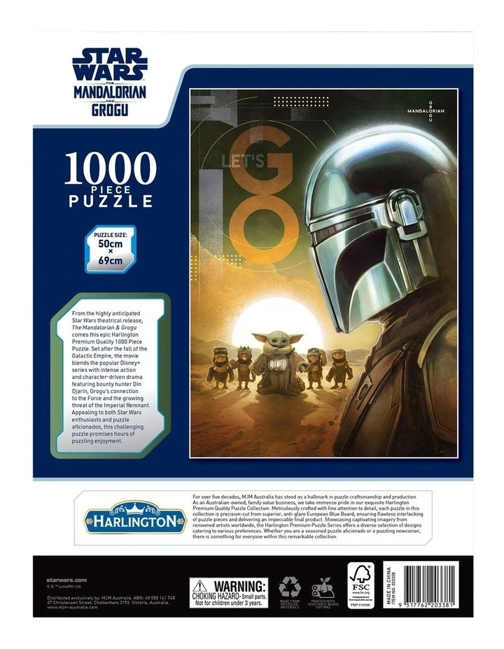 Puzzle-Mandalorian in Grogu of 1000 Piece image 3