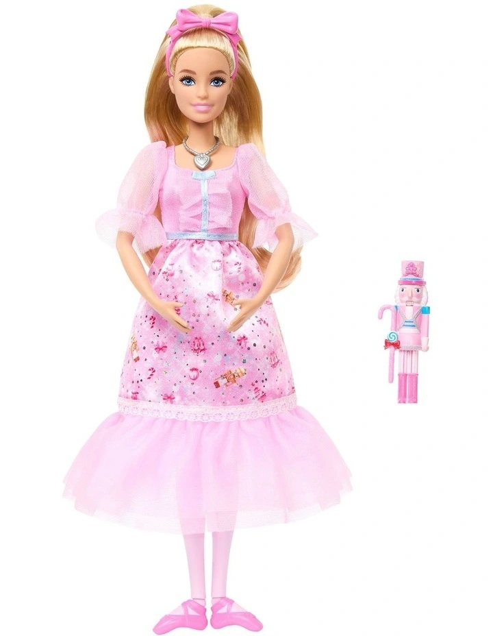Barbie in the Nutcracker Clara Ballerina Doll with Articulated Ankles, Includes Toy Nutcracker image 2