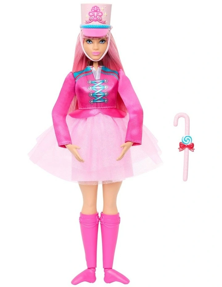 Barbie in the Nutcracker Daisy Ballerina Doll with Articulated Ankles and Candy Cane Baton image 2