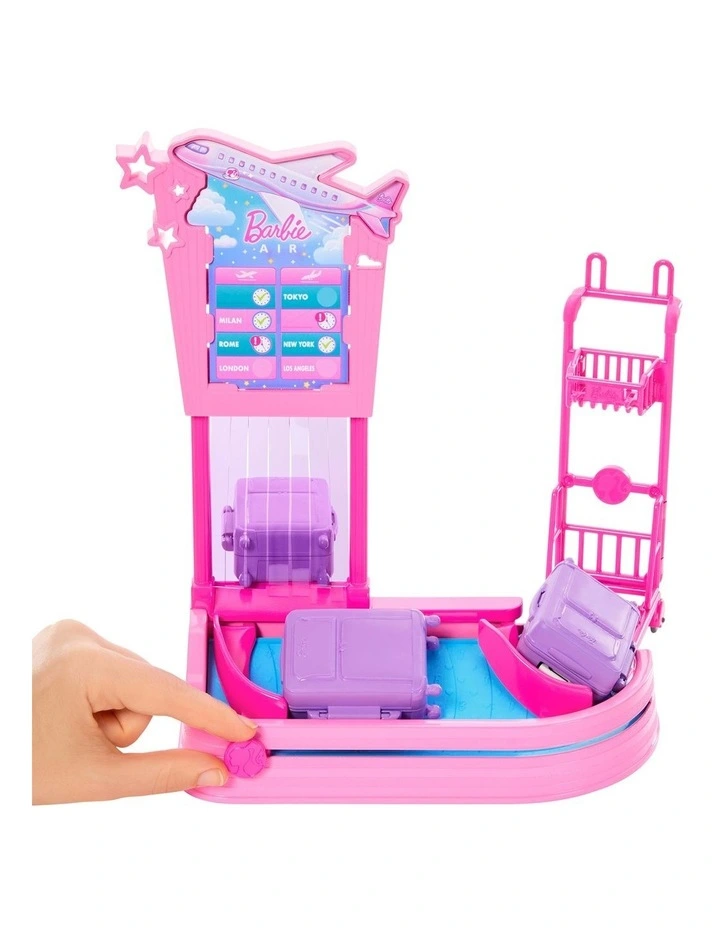 Barbie Malibu Travel Doll, Baggage Claim Playset & Accessories image 3