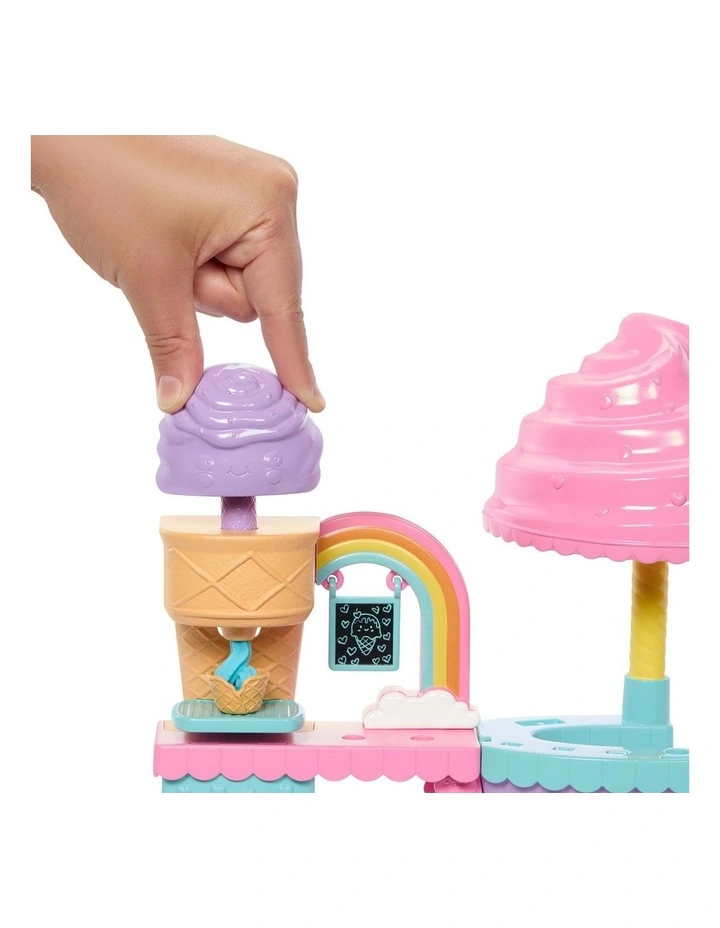 Barbie Club Chelsea Ice Cream Shop Playset with Chelsea Doll, 2 Dough Colors, and Accessories image 3
