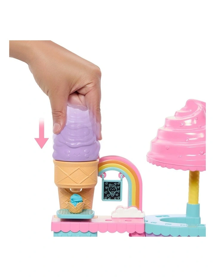 Barbie Club Chelsea Ice Cream Shop Playset with Chelsea Doll, 2 Dough Colors, and Accessories image 4