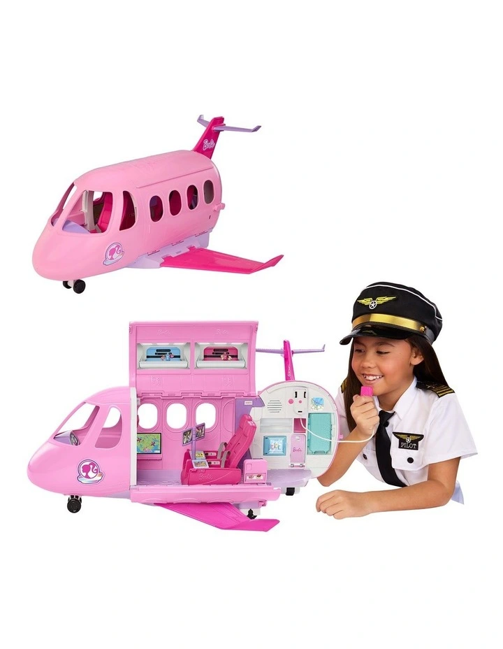 BARBIE Dream Land Dream Plane with Working Microphone Feature and 14 Accessories image 2
