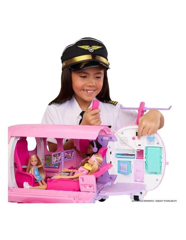 BARBIE Dream Land Dream Plane with Working Microphone Feature and 14 Accessories image 4