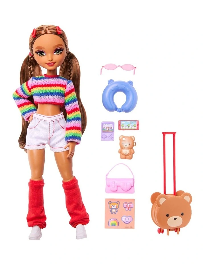 Barbie Dream Besties Weekend Getaway Teresa Fashion Doll with 7 Travel Themed Accessories image 2