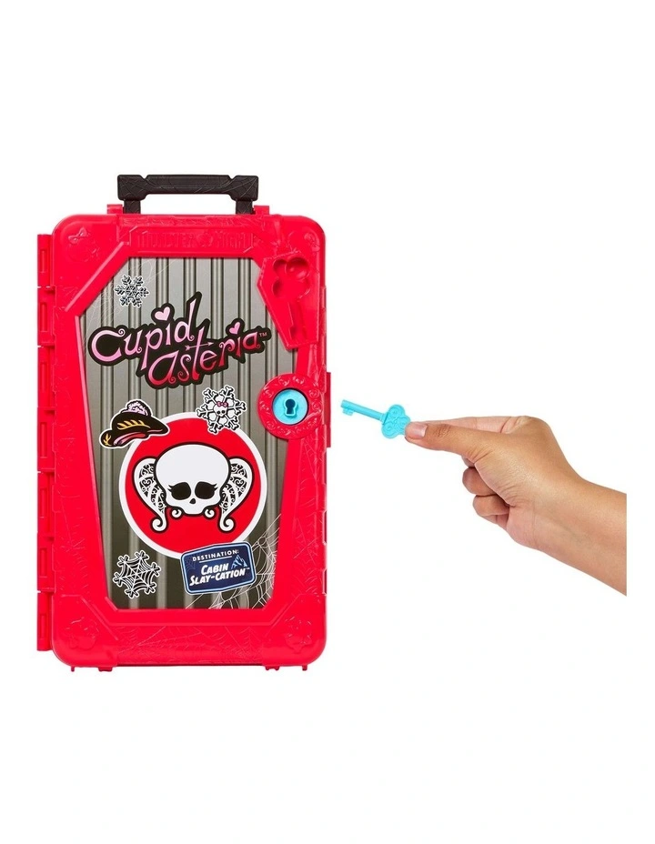 Monster High Skulltimate Secrets Cabin Slay-cation Playset, Cupid Asteria Doll and Accessories image 3