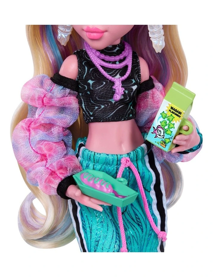 Monster High Lagoona Blue Fashion Doll in Maxi Skirt with Pet Neptuna and 7 Accessories image 5