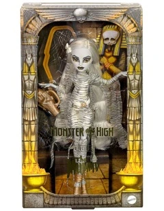 Monster High x Universal Monsters The Mummy Collector Doll with Wrap Dress & Sarcophagus Purse