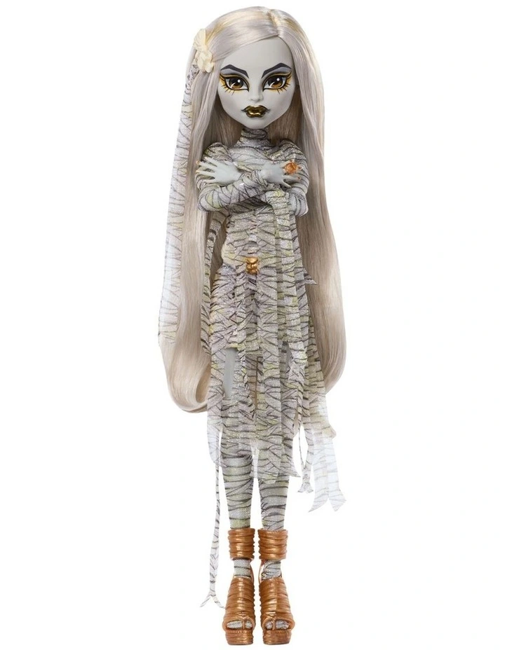Monster High x Universal Monsters The Mummy Collector Doll with Wrap Dress & Sarcophagus Purse image 4