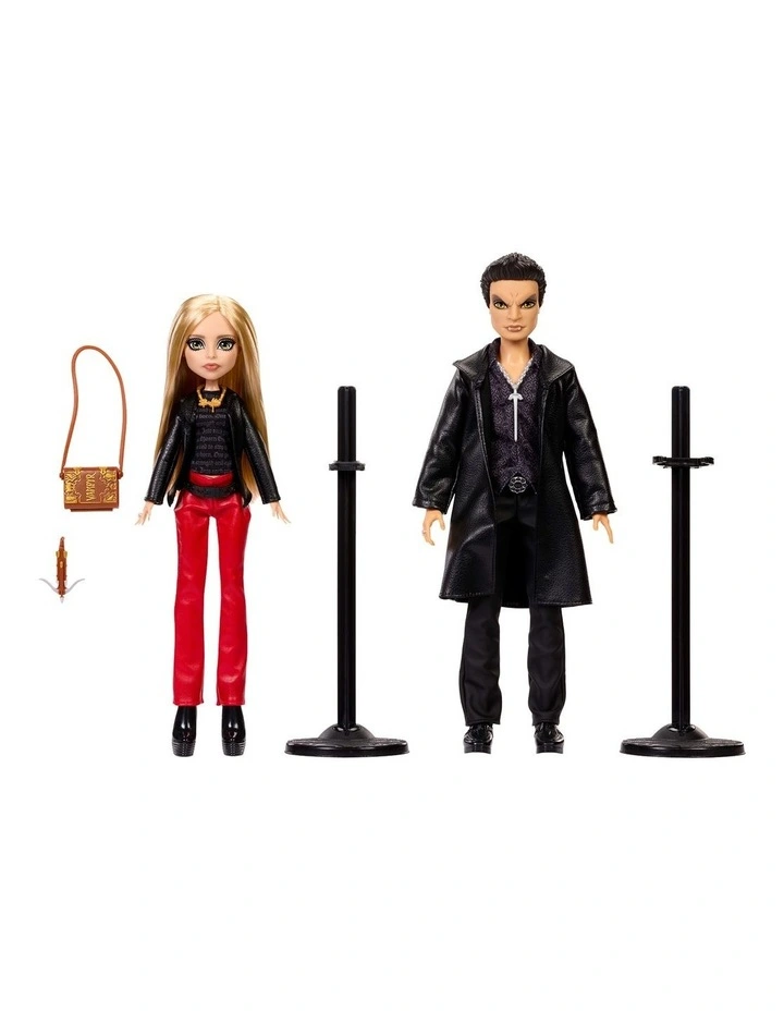 Monster High Skullector Buffy The Vampire Slayer Collectible Dolls, Buffy & Angel 2-Pack image 5