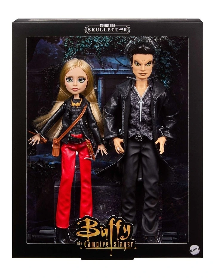 Monster High Skullector Buffy The Vampire Slayer Collectible Dolls, Buffy & Angel 2-Pack image 6
