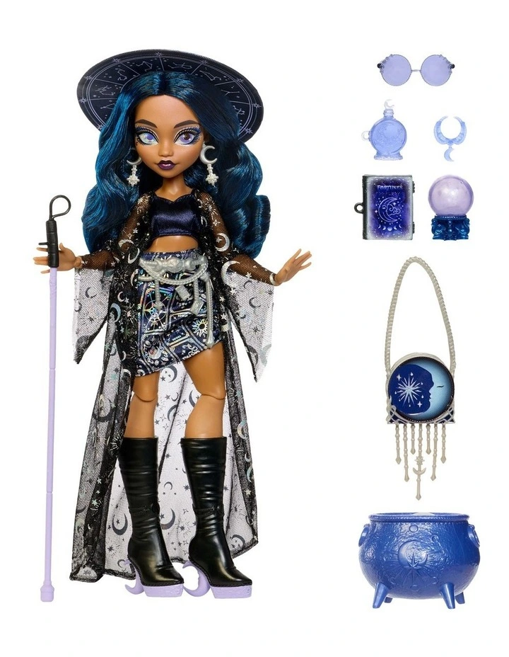 Moonspell Magic by Monster High Claire de Luna Fashion Doll, Clairvoyant Witch with Accessories image 6