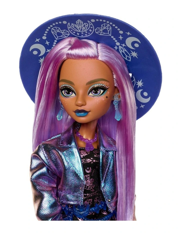 Moonspell Magic by Monster High Layla Stone Fashion Doll, Crystal Witch with Accessories image 4