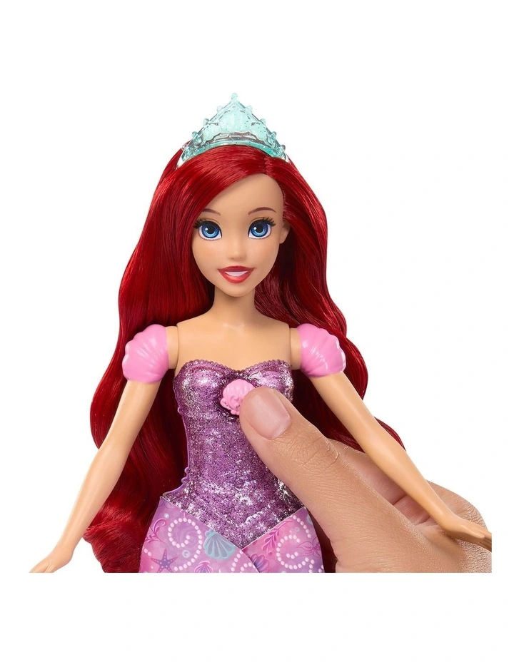 Disney Princess Ariel Human to Mermaid Transforming Fashion Doll with Flounder & 2 Accessories image 5