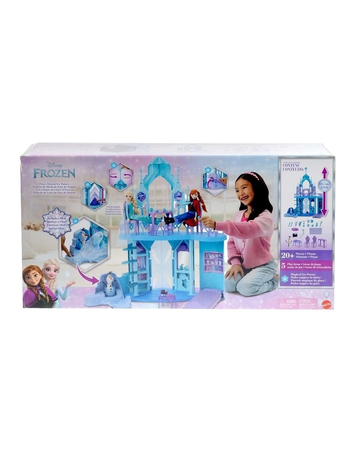 Disney Frozen Elsas Frozen Ice Palace Castle Playset with Olaf, 5 Play Areas & 21 Accessories image 1