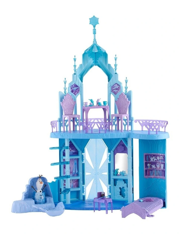 Disney Frozen Elsas Frozen Ice Palace Castle Playset with Olaf, 5 Play Areas & 21 Accessories image 2