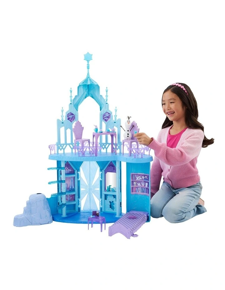 Disney Frozen Elsas Frozen Ice Palace Castle Playset with Olaf, 5 Play Areas & 21 Accessories image 3