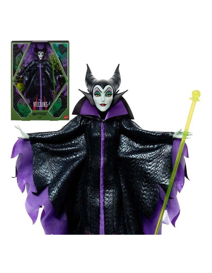 Disney Collector Maleficent Collectible Villains Fashion Doll in Signature Look with 1 Accessory image 2