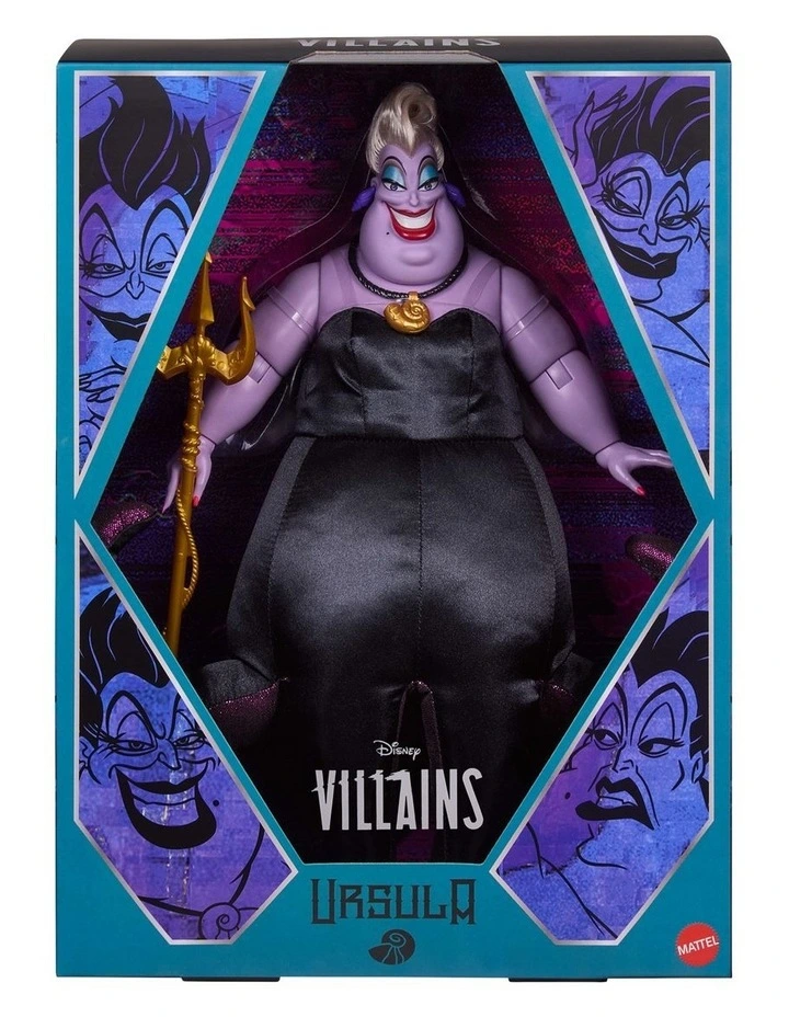 Disney Collector Ursula Collectible Villains Fashion Doll in Signature Look with 1 Accessory image 2