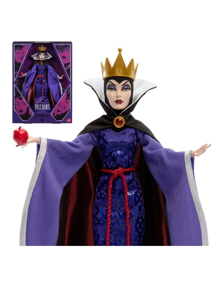 Disney Collector Evil Queen Collectible Villains Fashion Doll in Signature Look with 1 Accessory image 1