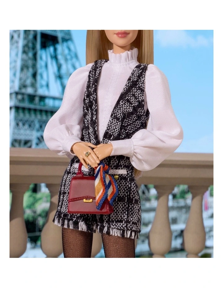 Barbie Signature Collectible Fashion Doll, @BarbieStyle Fashion Week Doll Paris Street Style Clothes image 4