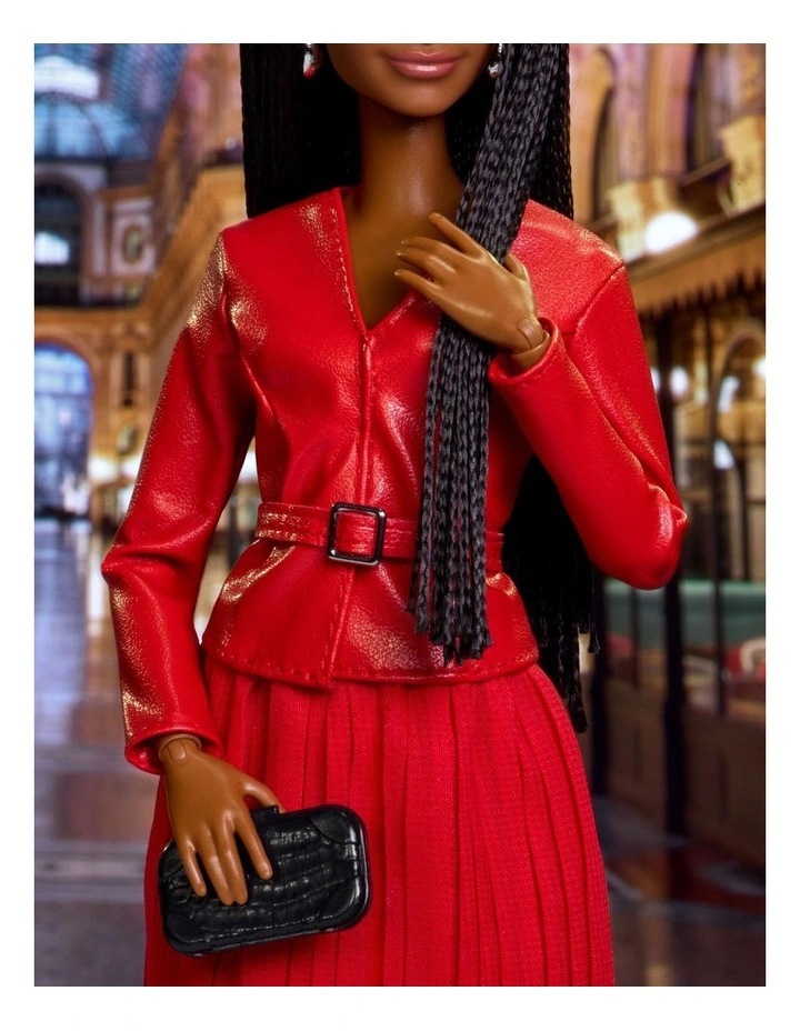 Barbie Signature Collectible Fashion Doll, @BarbieStyle Fashion Week Doll Milan Street Style Clothes image 5