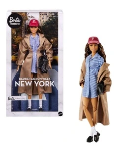 Barbie Signature Collectible Fashion Doll, @BarbieStyle Fashion Week Doll New York Doll Street Style Clothes