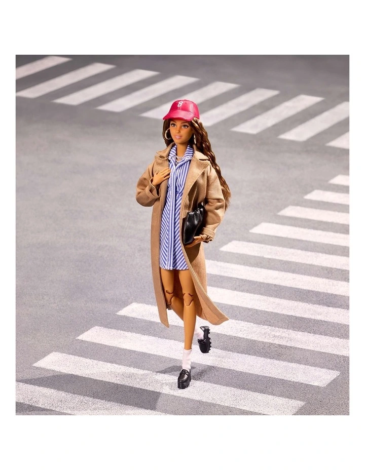 Barbie Signature Collectible Fashion Doll, @BarbieStyle Fashion Week Doll New York Doll Street Style Clothes image 3