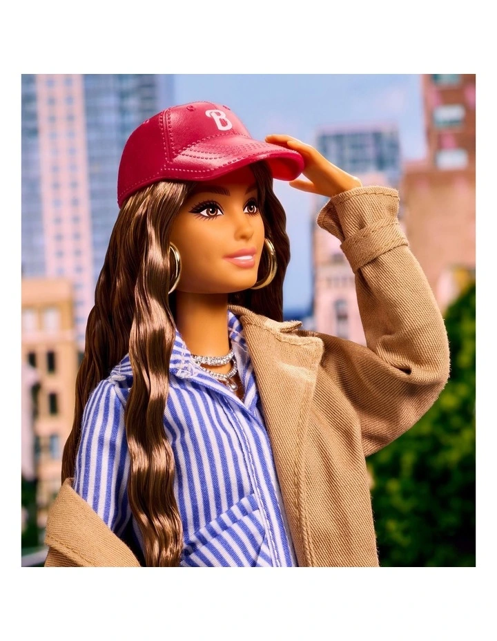 Barbie Signature Collectible Fashion Doll, @BarbieStyle Fashion Week Doll New York Doll Street Style Clothes image 4