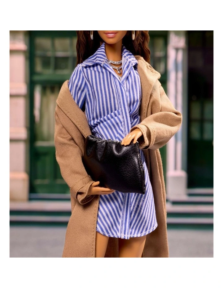 Barbie Signature Collectible Fashion Doll, @BarbieStyle Fashion Week Doll New York Doll Street Style Clothes image 5