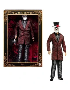 Barbie 2026 Da De Muertos Doll in Knee Length Jacket and Removable Calavera Mask and Hat