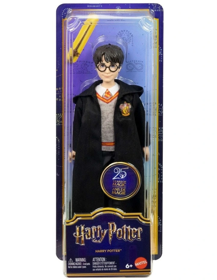 Harry Potter Fashion Doll In Signature Hogwarts Uniform With Wand Accessory, Inspired By The Movie image 1