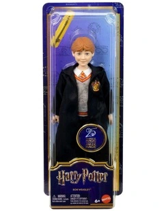 Ron Weasley Fashion Doll in Signature Hogwarts Uniform With Wand Accessory, Inspired By The Movie