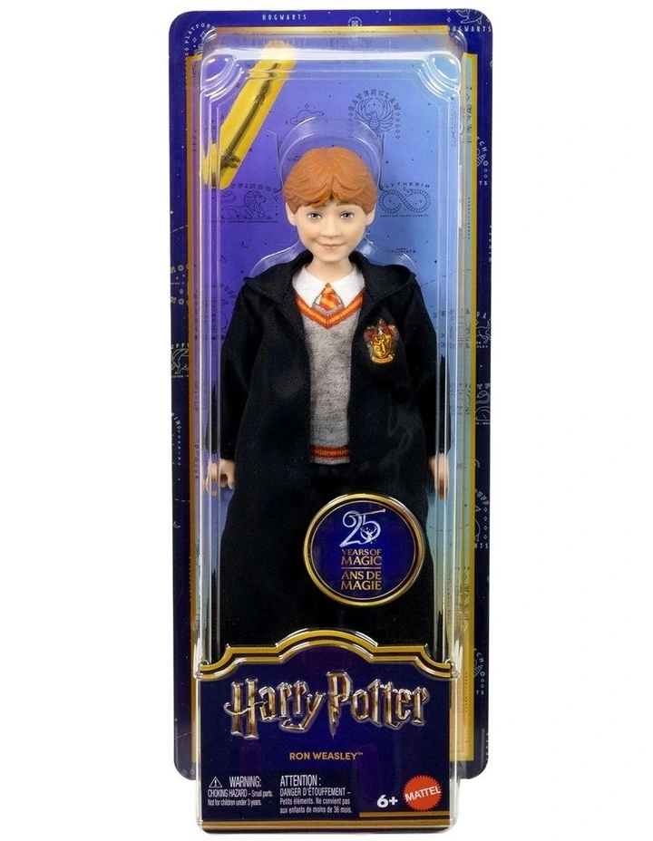 Ron Weasley Fashion Doll in Signature Hogwarts Uniform With Wand Accessory, Inspired By The Movie image 1