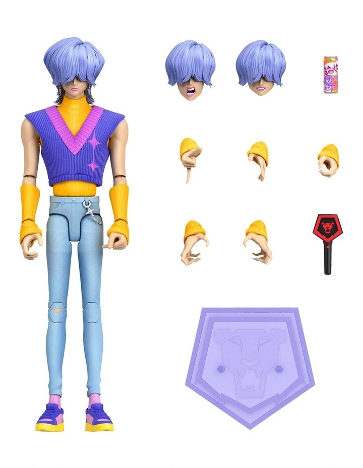 KPop Demon Hunters Action Figure with Storytelling Accessories & Swappable Faces & Hands (Characters May Vary) image 3