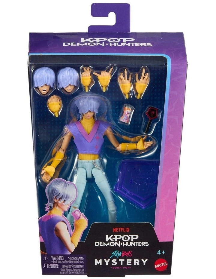 KPop Demon Hunters Action Figure with Storytelling Accessories & Swappable Faces & Hands (Characters May Vary) image 4