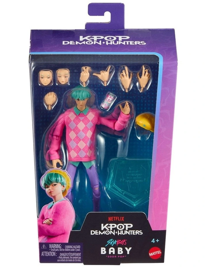 KPop Demon Hunters Action Figure with Storytelling Accessories & Swappable Faces & Hands (Characters May Vary) image 5